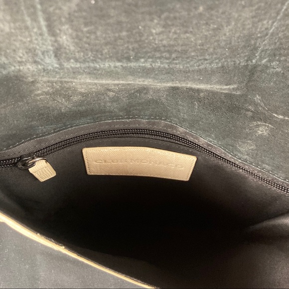 Club Monaco lizard embossed envelope pouch clutch - Picture 8 of 9